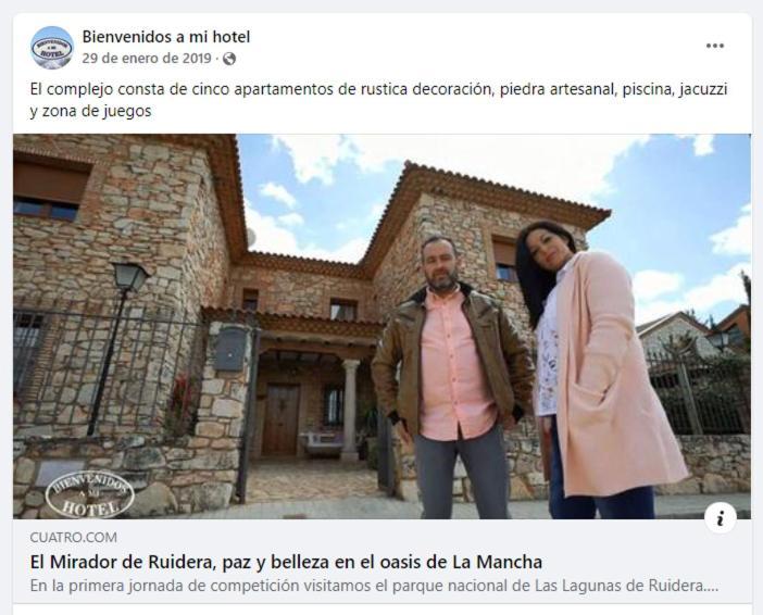 El Mirador De Ruidera Apartment Exterior foto